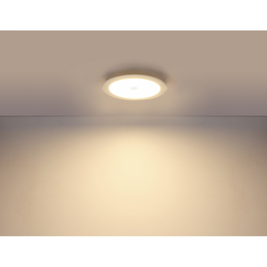 Globo - LED Kopalniška vgradna svetilka s senzorjem POLLY 1xLED/18W IP44