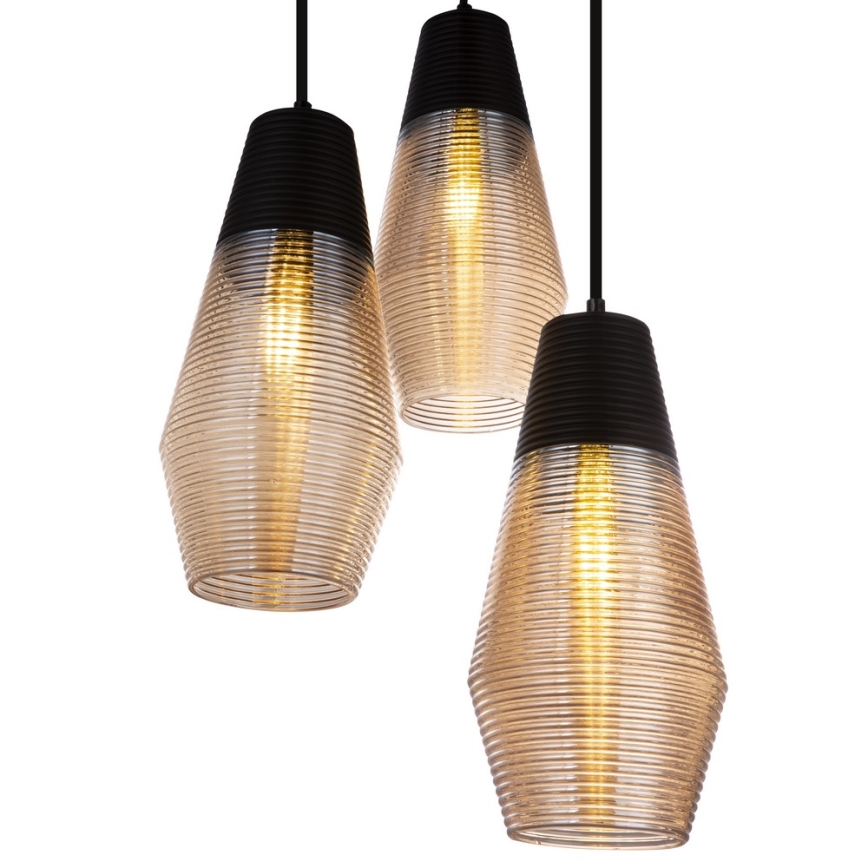 Globo 15043-3 - Lestenec na vrvici WAYNE 3xE27/60W/230V