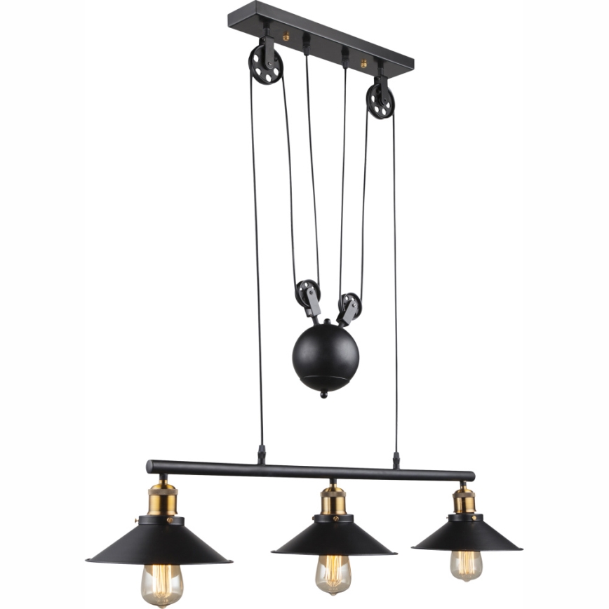 Globo - Lestenec na vrvici 3xE27/60W/230V