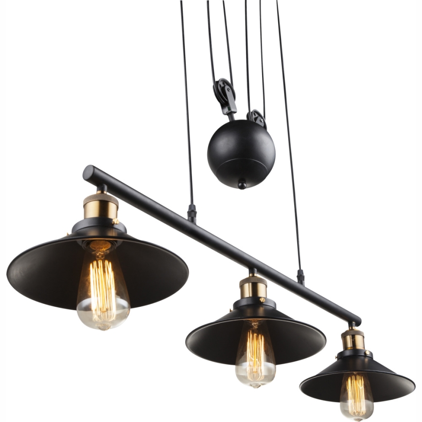 Globo - Lestenec na vrvici 3xE27/60W/230V