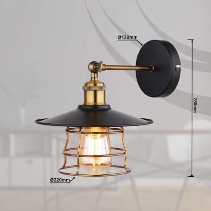 Globo - Stenska svetilka 1xE27/60W/230V