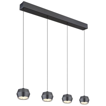 Globo - LED Lestenec na vrvici 4xLED/6W/230V