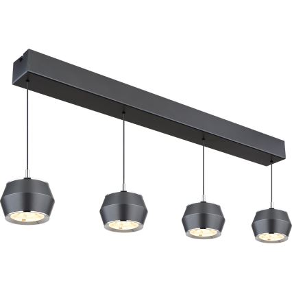 Globo - LED Lestenec na vrvici 4xLED/6W/230V