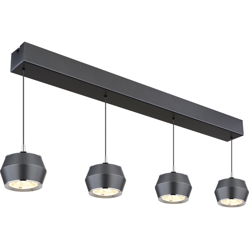 Globo - LED Lestenec na vrvici 4xLED/6W/230V
