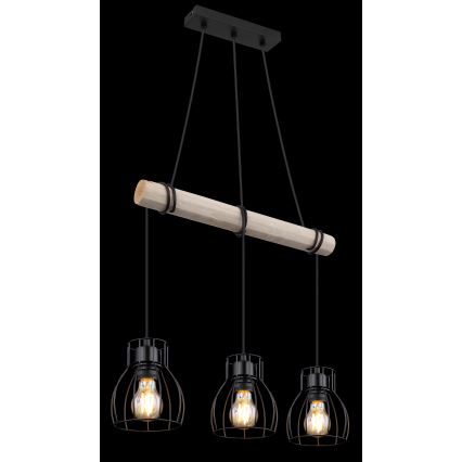Globo - Lestenec na vrvici 3xE27/40W/230V