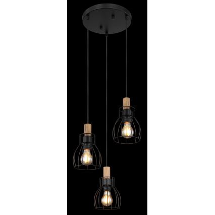 Globo - Lestenec na vrvici 3xE27/40W/230V