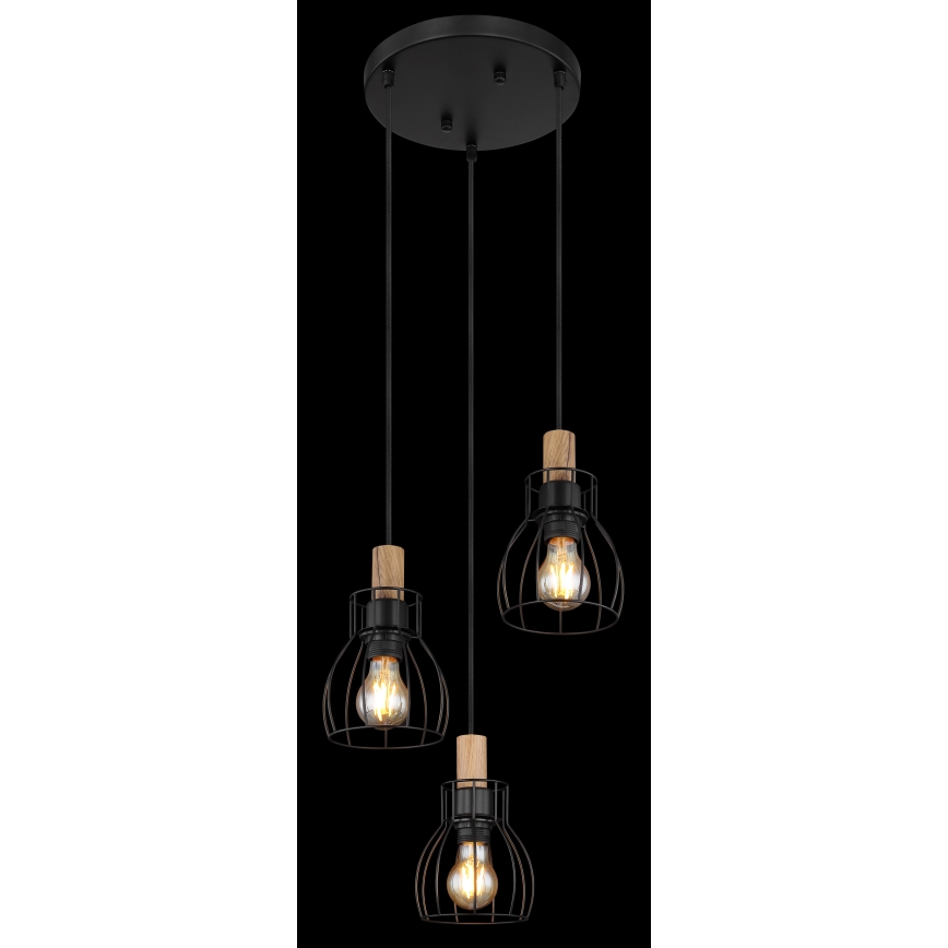 Globo - Lestenec na vrvici 3xE27/40W/230V