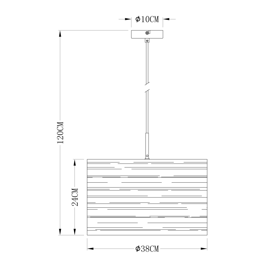 Globo 15342 - Lestenec na vrvici TUNNO 1xE27/40W/230V