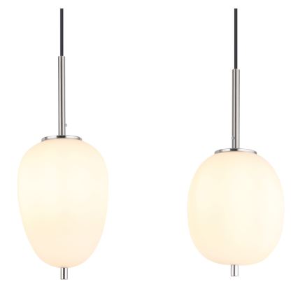 Globo - Lestenec na vrvici 4xE14/40W/230V bela