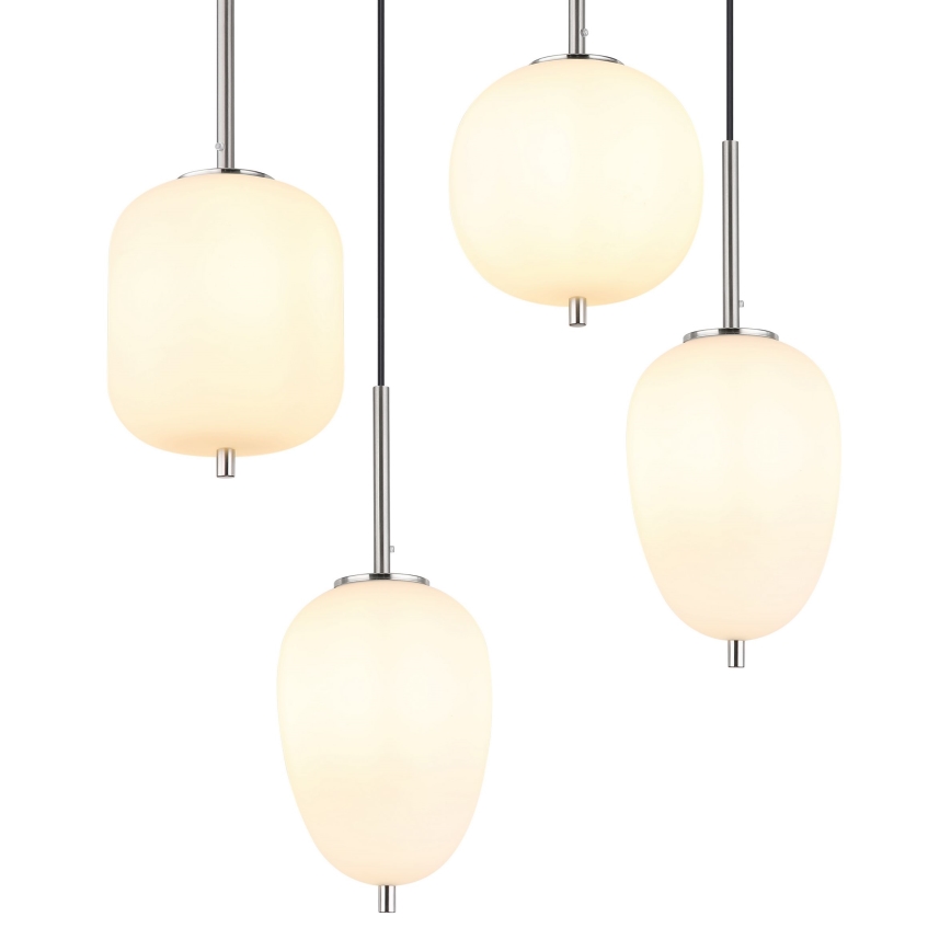 Globo - Lestenec na vrvici 6xE14/40W/230V sijajni krom
