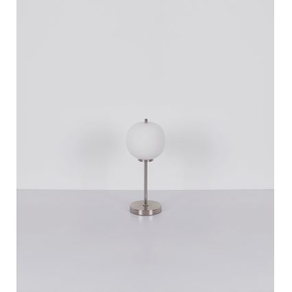 Globo - Namizna svetilka 1xE14/40W/230V mat krom