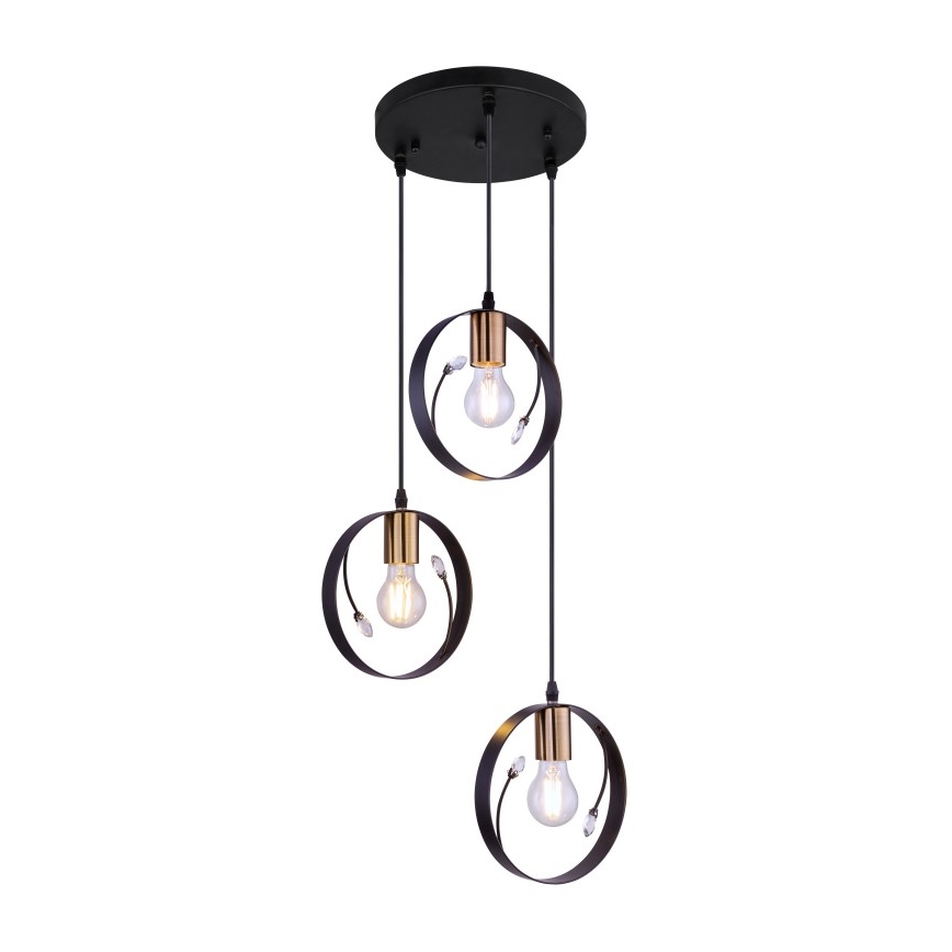 Globo - Lestenec na vrvici 3xE27/60W/230V