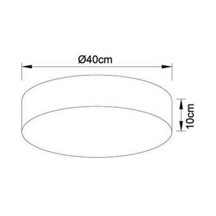 Globo - LED Zatemnitvena stropna svetilka LED/24W/230V + Daljinski upravljalnik