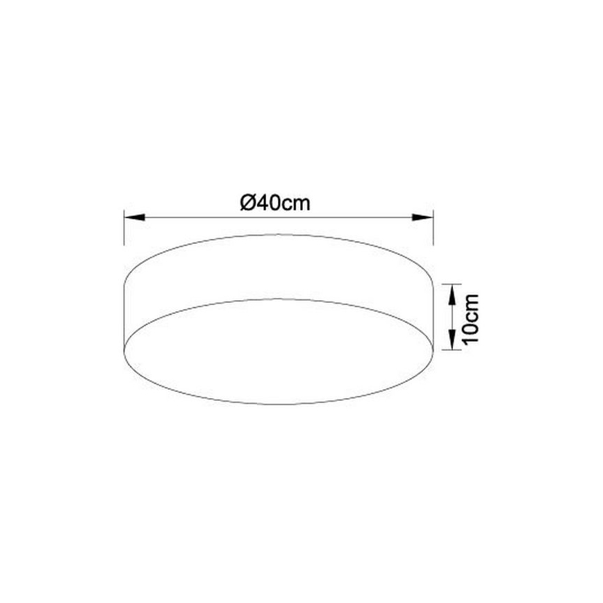 Globo - LED Zatemnitvena stropna svetilka LED/24W/230V + Daljinski upravljalnik