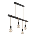 Globo 15459-4H - Lestenec na vrvici LEO 4xE27/60W/230V