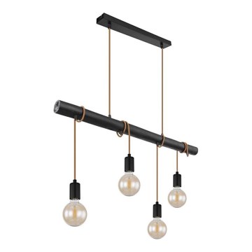 Globo 15459-4H - Lestenec na vrvici LEO 4xE27/60W/230V