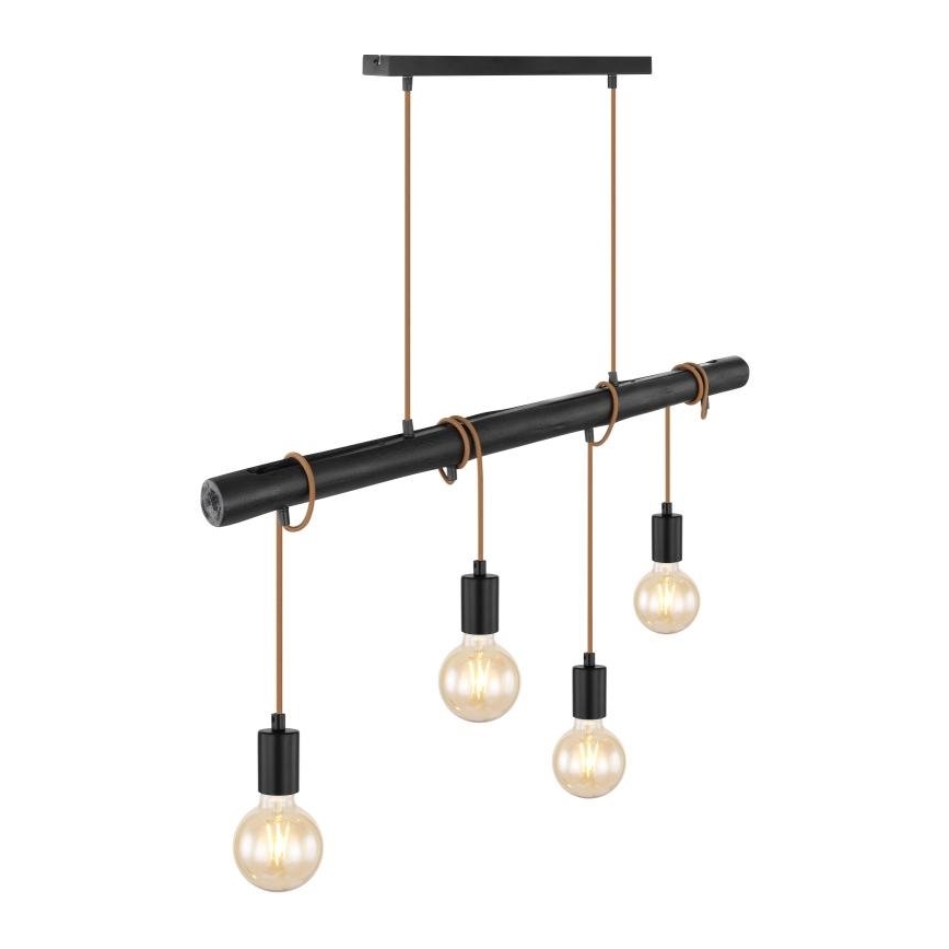 Globo 15459-4H - Lestenec na vrvici LEO 4xE27/60W/230V
