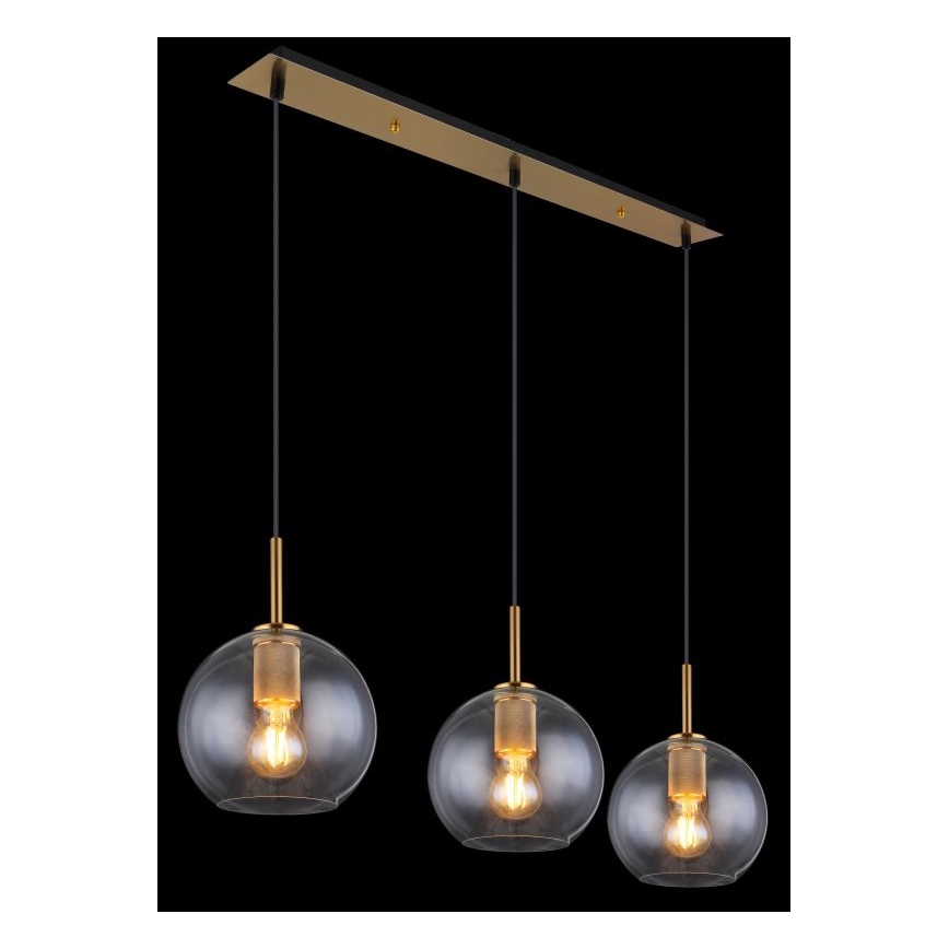 Globo - Lestenec na vrvici 3xE27/60W/230V
