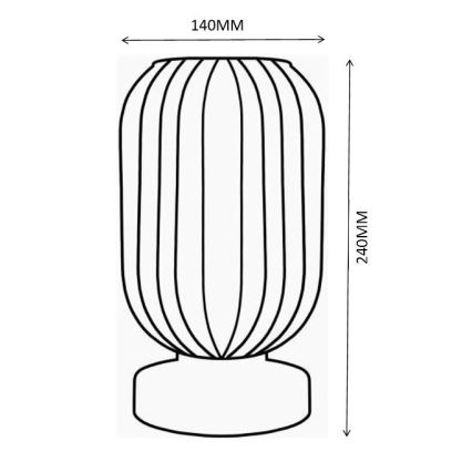 Globo - Namizna svetilka 1xE27/40W/230V zelena