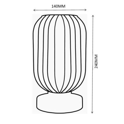 Globo - Namizna svetilka 1xE27/40W/230V vijolična