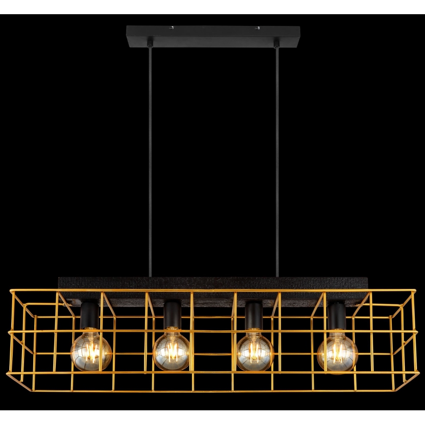 Globo - Lestenec na vrvici 4xE27/60W/230V