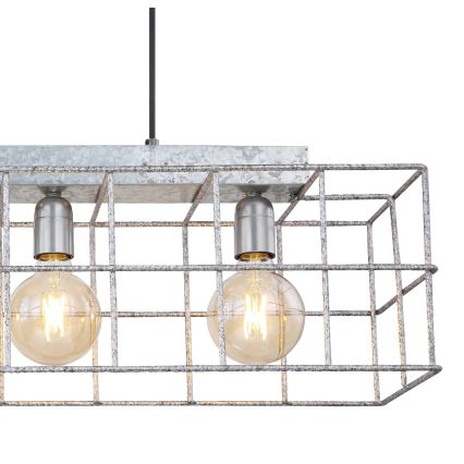 Globo 15530Z-4H - Lestenec na vrvici MERRIL 4xE27/60W/230V