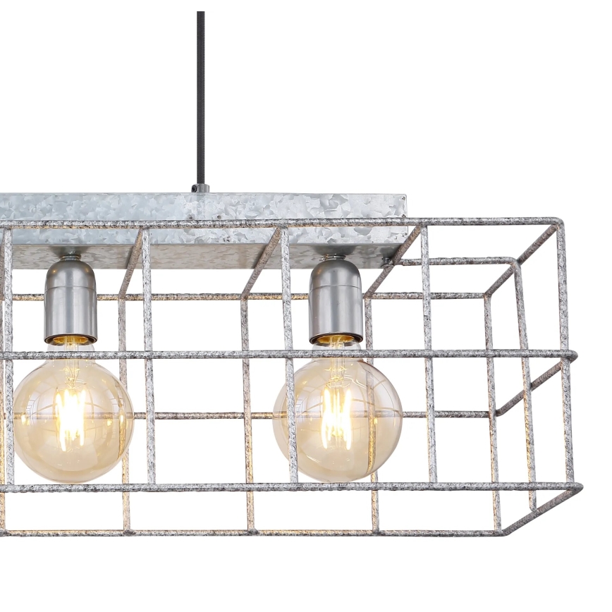 Globo 15530Z-4H - Lestenec na vrvici MERRIL 4xE27/60W/230V