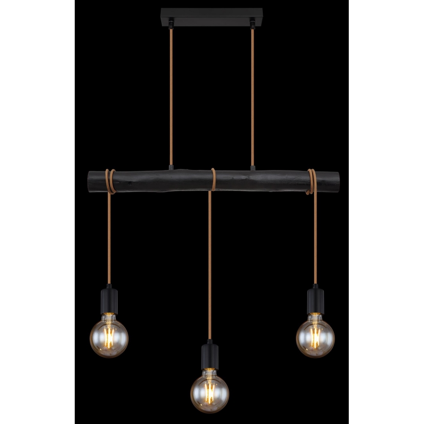 Globo - Lestenec na vrvici 3xE27/60W/230V