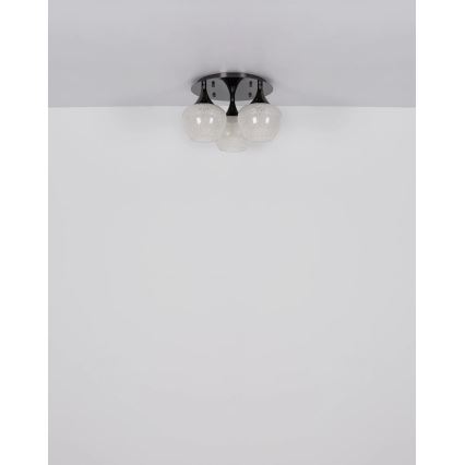 Globo - Nadgradni lestenec 3xE27/40W/230V antracit