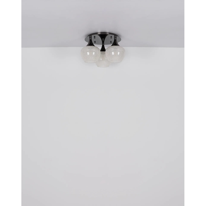 Globo - Nadgradni lestenec 3xE27/40W/230V antracit
