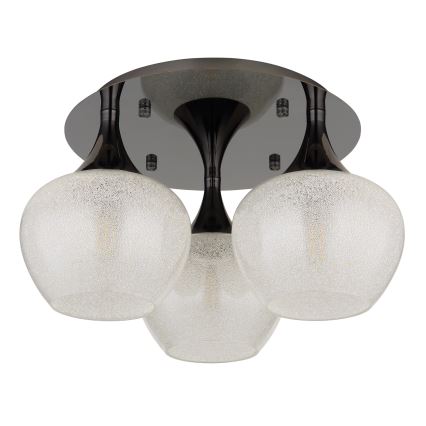 Globo - Nadgradni lestenec 3xE27/40W/230V antracit