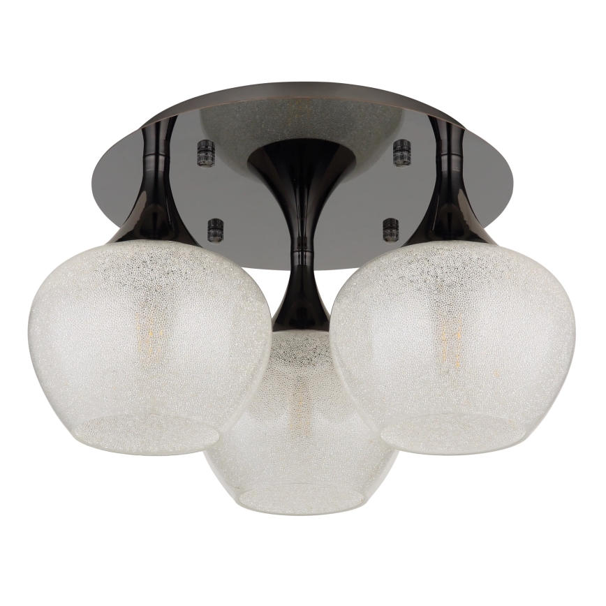 Globo - Nadgradni lestenec 3xE27/40W/230V antracit