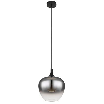 Globo - Lestenec na vrvici 1xE27/40W/230V pr. 24 cm črna