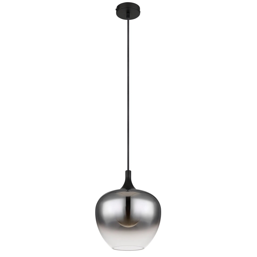 Globo - Lestenec na vrvici 1xE27/40W/230V pr. 24 cm črna