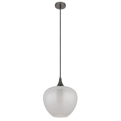 Globo - Lestenec na vrvici 1xE27/40W/230V pr. 29 cm bela/antracit