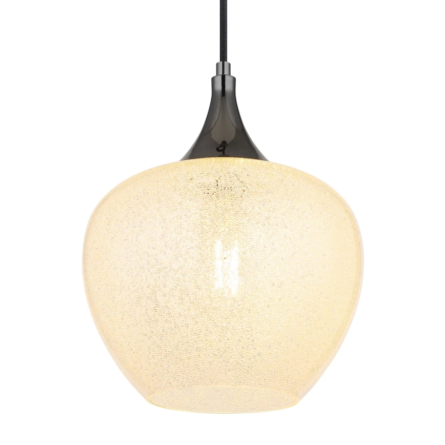 Globo - Lestenec na vrvici 1xE27/40W/230V pr. 24 cm bela/antracit