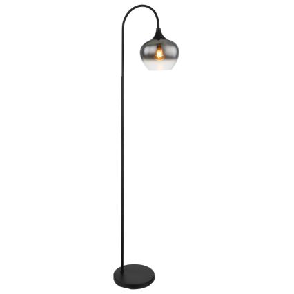 Globo - Talna svetilka 1xE27/40W/230V črna/dimna