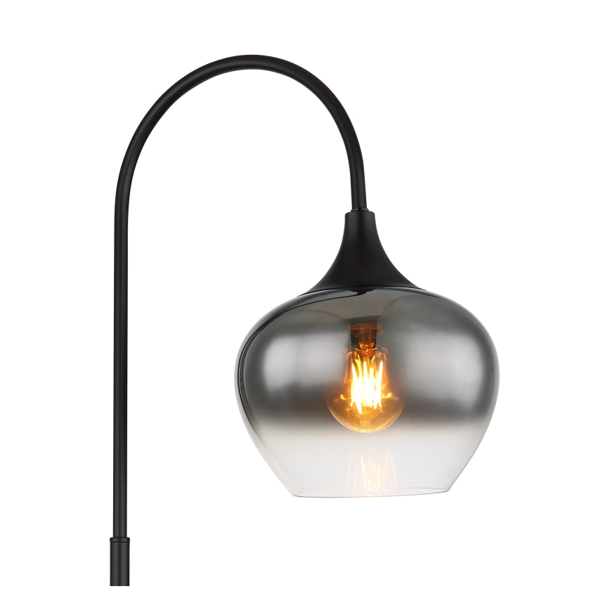 Globo - Talna svetilka 1xE27/40W/230V črna/dimna