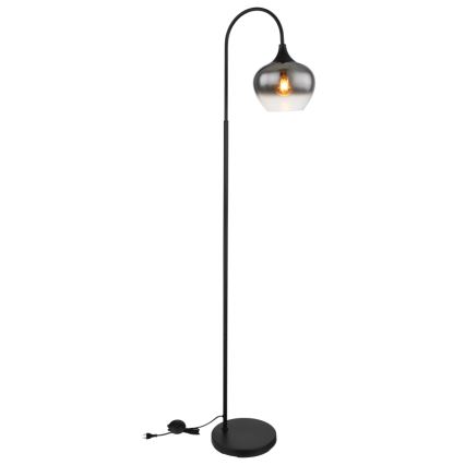 Globo - Talna svetilka 1xE27/40W/230V črna/dimna
