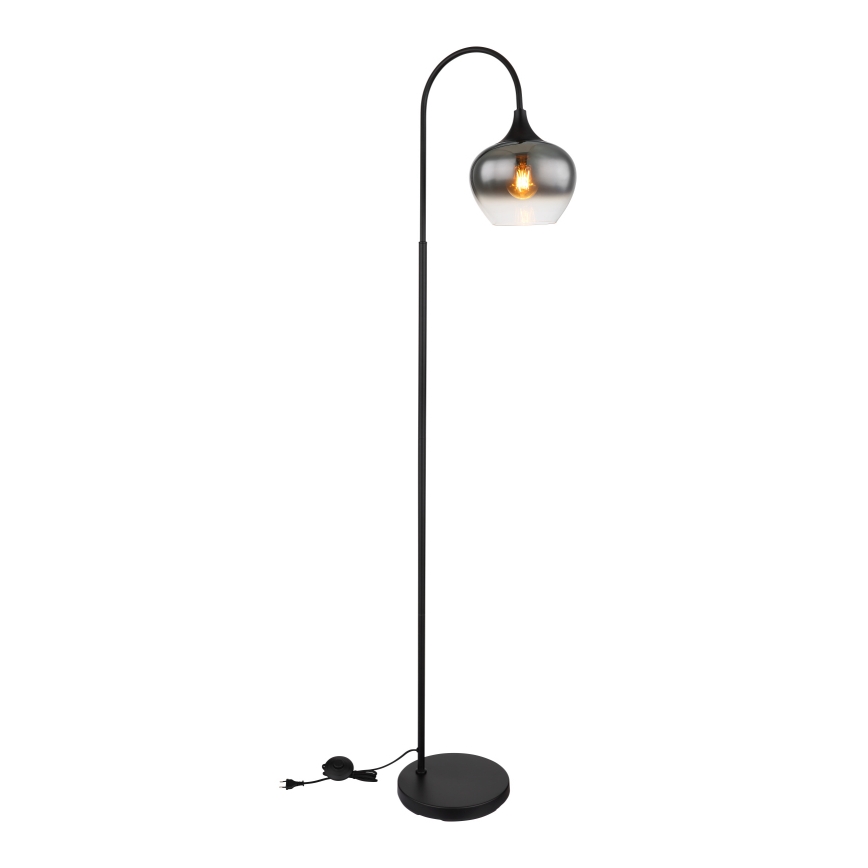 Globo - Talna svetilka 1xE27/40W/230V črna/dimna
