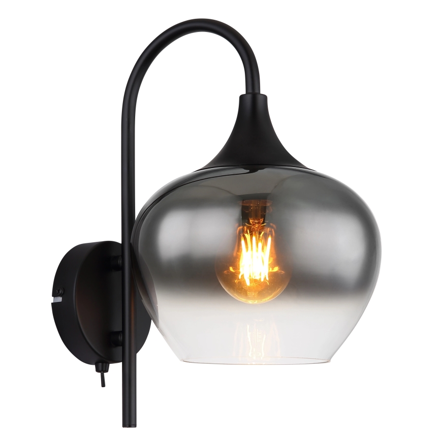 Globo - Stenska svetilka 1xE27/40W/230V črna