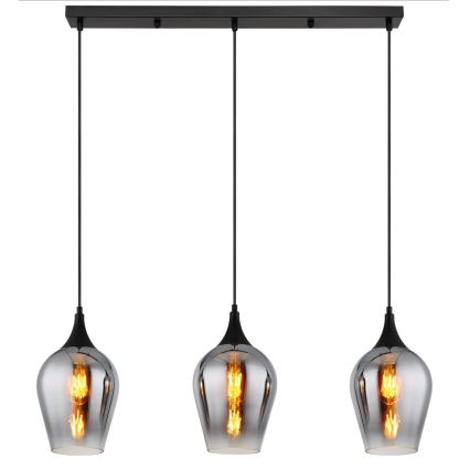 Globo - Lestenec na vrvici 3xE27/60W/230V