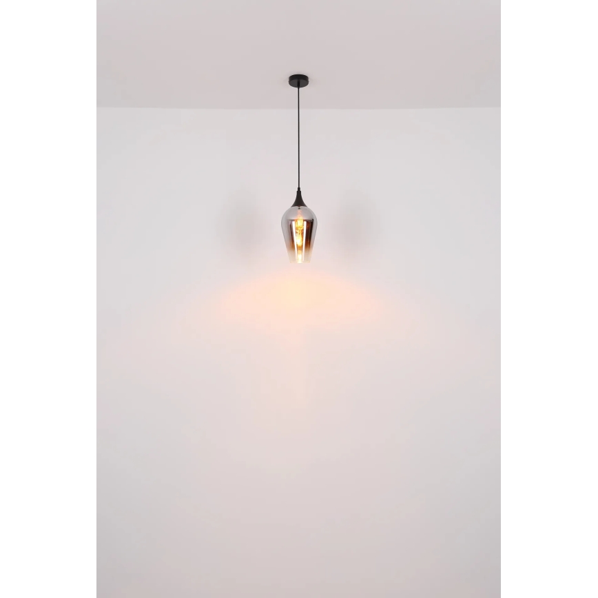 Globo - Lestenec na vrvici 1xE27/60W/230V pr. 18 cm baker