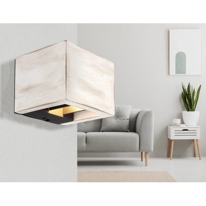Globo - LED Stenska svetilka LED/8W/230V krem barva
