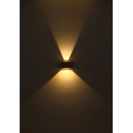 Globo - LED Stenska svetilka LED/8W/230V rjava