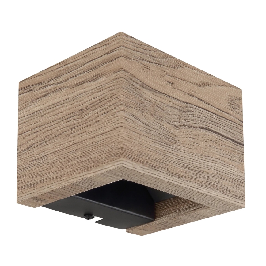 Globo - LED Stenska svetilka LED/8W/230V rjava