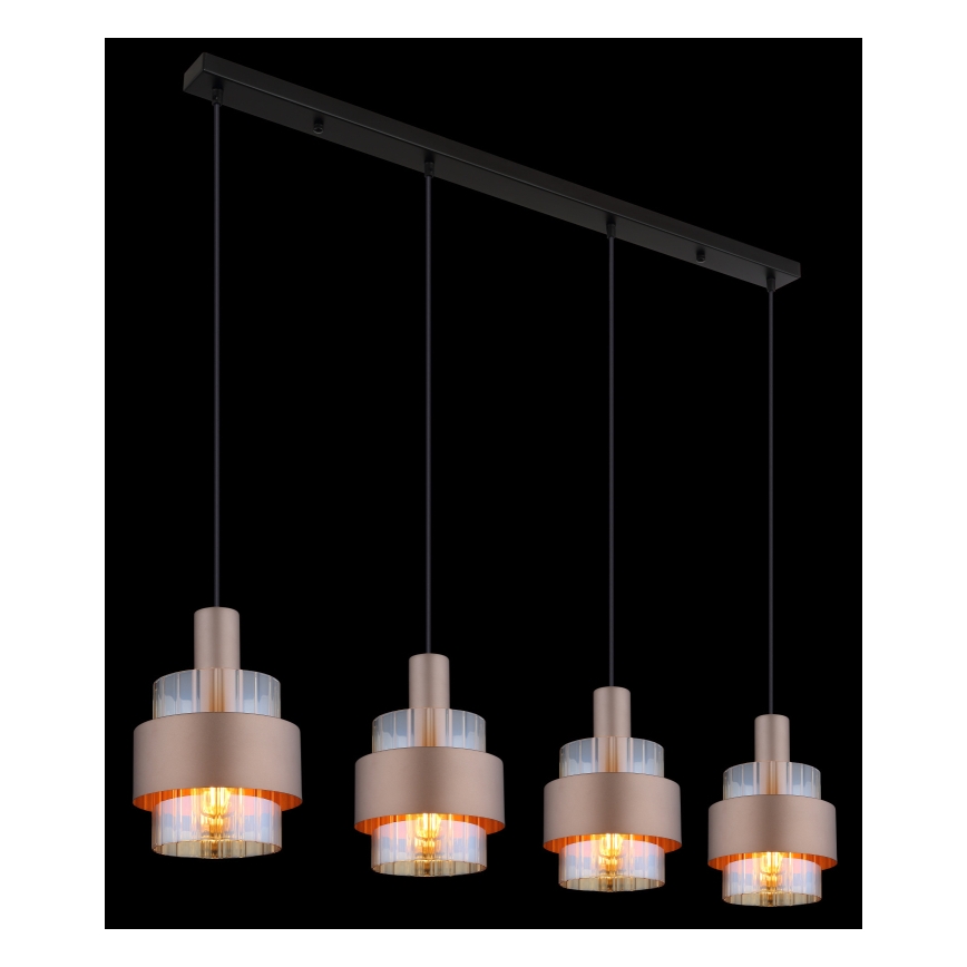 Globo - Lestenec na vrvici 4xE27/60W/230V