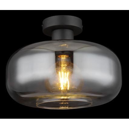 Globo - Nadgradni lestenec 1xE27/40W/230V pr. 28 cm siva