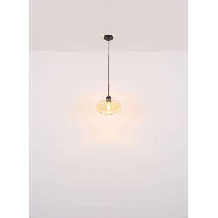 Globo - Lestenec na vrvici 1xE27/40W/230V pr. 28 cm prozorna