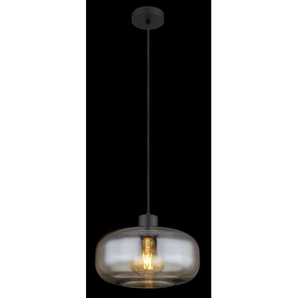 Globo - Lestenec na vrvici 1xE27/40W/230V pr. 28 cm prozorna